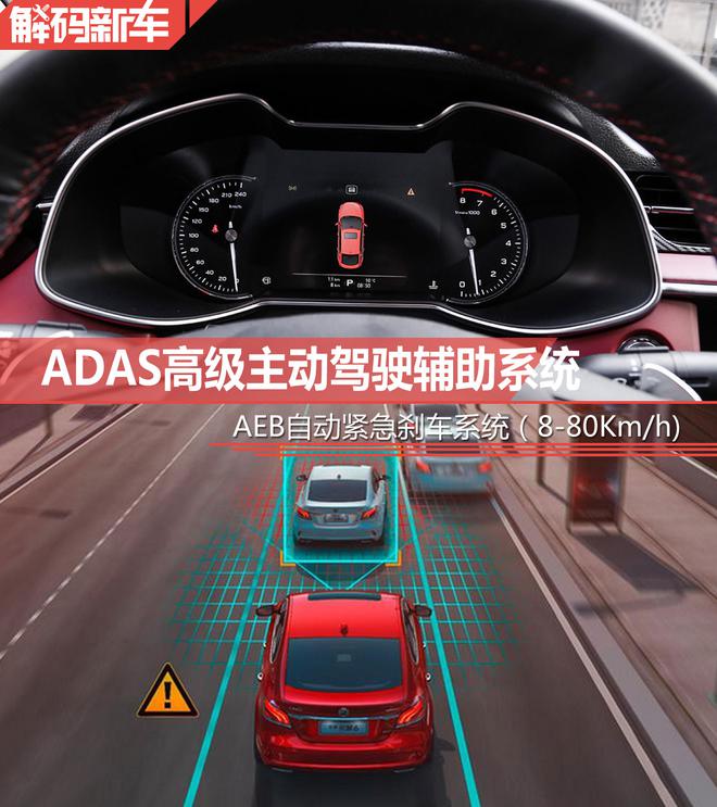 多在主動安全配置 解碼名爵6頂配車型