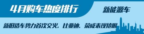 4月購車熱度,新舊造車勢力，4月汽車銷量，汽車銷量排行