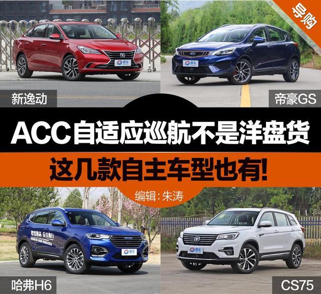 自適應(yīng)巡航不是洋盤貨 這幾款10萬級自主車型也有