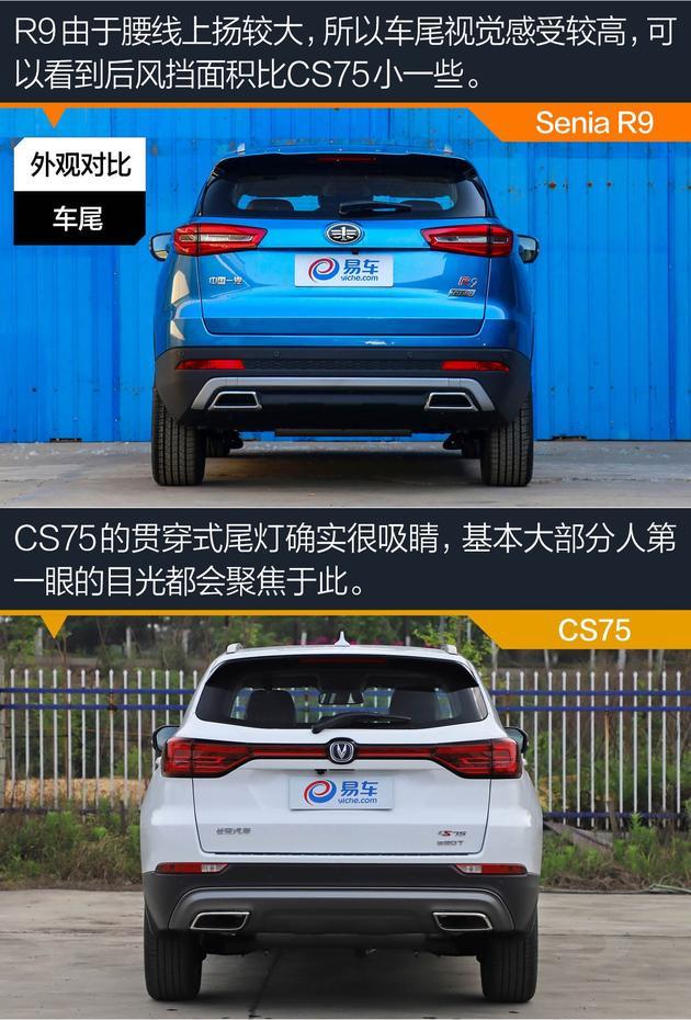 奔騰Senia R9對(duì)比長安CS75 做好細(xì)節(jié)才能脫穎而出